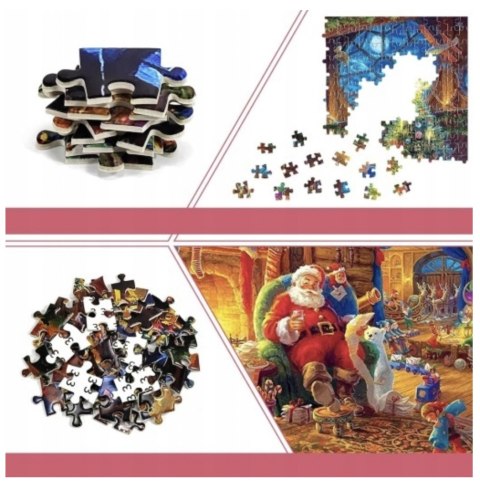 KALENDARZ ADWENTOWY ŚWIĄTECZNE PUZZLE ZESTAW ŚWIĘTY MIKOŁAJ KALENDARZ ADWENTOWY ŚWIĄTECZNE PUZZLE ZESTAW ŚWIĘTY MIKOŁAJ