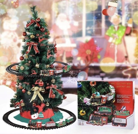 Christmas Train Set with Sound Lights Electric Toy Christmas Train Set with Sound Lights Electric Toy