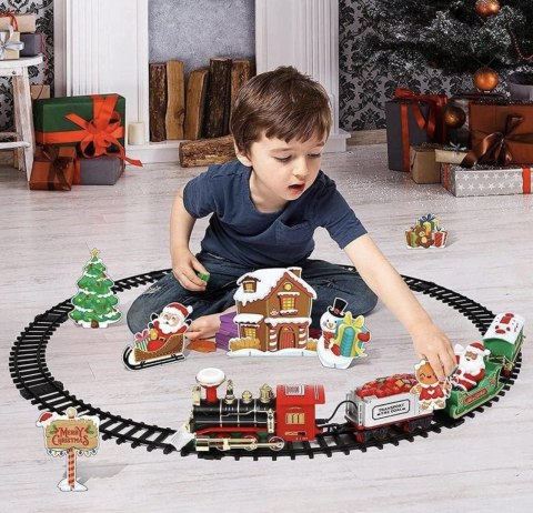 Christmas Train Set with Sound Lights Electric Toy Christmas Train Set with Sound Lights Electric Toy