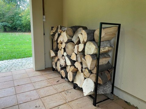STOJAK NA DREWNO REGAŁ KOMINKOWE ZEWNĘTRZNY SOLIDNY 153 cm + POKROWIEC STOJAK NA DREWNO REGAŁ KOMINKOWE ZEWNĘTRZNY SOLIDNY 153 cm + POKROWIEC