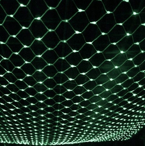 Siatka Świetlna Świąteczne Lampki Girlanda LED Kurtyna 6m x 4m Kolorowa Siatka Świetlna Świąteczne Lampki Girlanda LED Kurtyna 6m x 4m Kolorowa