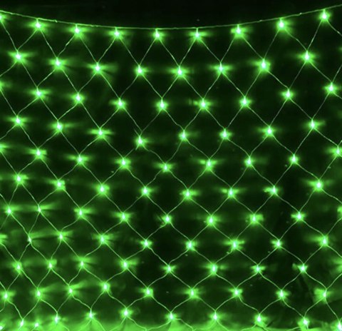 Siatka Świetlna Świąteczne Lampki Girlanda LED Kurtyna 6m x 4m Kolorowa Siatka Świetlna Świąteczne Lampki Girlanda LED Kurtyna 6m x 4m Kolorowa