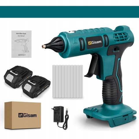 Cordless Hot Melt Glue Gun Home DIY Art with Glue Sticks 2 Battery Cordless Hot Melt Glue Gun Home DIY Art with Glue Sticks 2 Battery