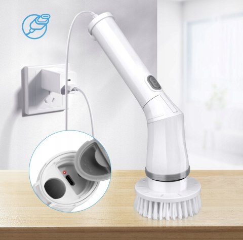 ELEKTRYCZNA SZCZOTKA OBROTOWA SPIN SCRUBBER MOP BEZPRZEWODOWA DO MYCIA 360 ELEKTRYCZNA SZCZOTKA OBROTOWA SPIN SCRUBBER MOP BEZPRZEWODOWA DO MYCIA 360