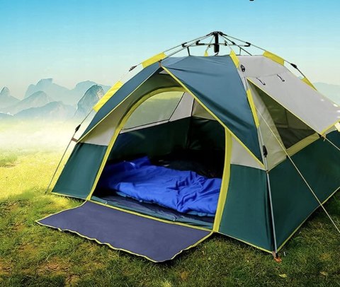 NAMIOT TURYSTYCZNY NAMIOT KEMPINGOWY AUTOMATYCZNA 3-4 OSOBOWY 210CM*200CM NAMIOT TURYSTYCZNY NAMIOT KEMPINGOWY AUTOMATYCZNA 3-4 OSOBOWY 210CM*200CM