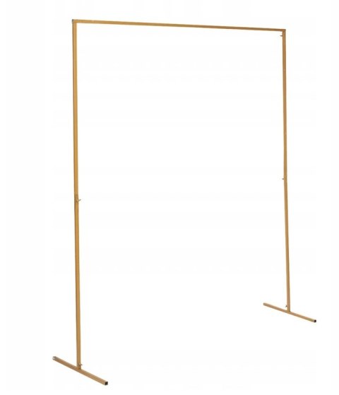 STELAŻ NA TŁO ŚLUBNE ŚCIANKA ŁUK ŚLUBNY 2*2M ZŁOTE METALOWY STABILNY STELAŻ NA TŁO ŚLUBNE ŚCIANKA ŁUK ŚLUBNY 2*2M ZŁOTE METALOWY STABILNY
