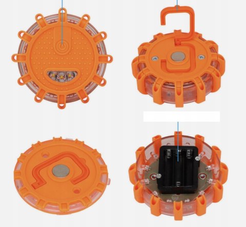 6x USB ŁADOWANA LAMPA OSTRZEGAWCZA BŁYSKOWA LED KOGUT MAGNES FLARA DROGOWA 6x USB ŁADOWANA LAMPA OSTRZEGAWCZA BŁYSKOWA LED KOGUT MAGNES FLARA DROGOWA