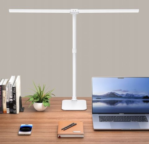 LAMPKA BIURKOWA DESK LAMP 11 BIAŁA MOC DO 24 W LAMPA KREŚLARSKA LAMPKA BIURKOWA DESK LAMP 11 BIAŁA MOC DO 24 W LAMPA KREŚLARSKA