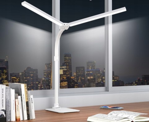 LAMPKA BIURKOWA DESK LAMP 11 BIAŁA MOC DO 24 W LAMPA KREŚLARSKA LAMPKA BIURKOWA DESK LAMP 11 BIAŁA MOC DO 24 W LAMPA KREŚLARSKA