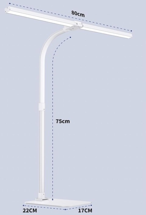 LAMPKA BIURKOWA DESK LAMP 11 BIAŁA MOC DO 24 W LAMPA KREŚLARSKA LAMPKA BIURKOWA DESK LAMP 11 BIAŁA MOC DO 24 W LAMPA KREŚLARSKA