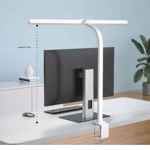 LAMPKA BIURKOWA DESK LAMP 11 BIAŁA MOC DO 24 W LAMPA KREŚLARSKA LAMPKA BIURKOWA DESK LAMP 11 BIAŁA MOC DO 24 W LAMPA KREŚLARSKA