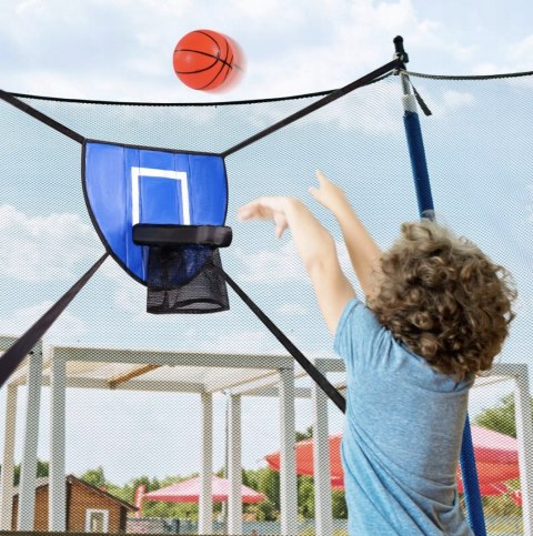 Mini kosz do koszykówki na trampolinę Zabawka sportowa na świeżym powietrzu Mini kosz do koszykówki na trampolinę Zabawka sportowa na świeżym powietrzu