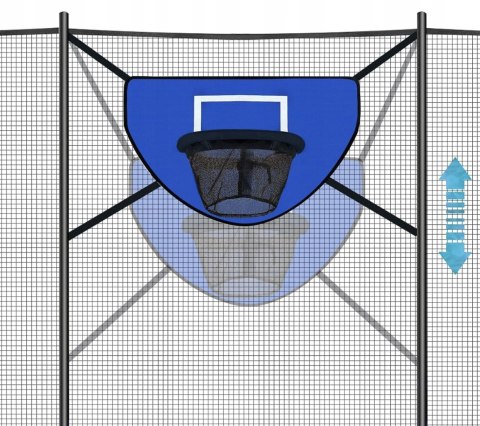 Mini kosz do koszykówki na trampolinę Zabawka sportowa na świeżym powietrzu Mini kosz do koszykówki na trampolinę Zabawka sportowa na świeżym powietrzu