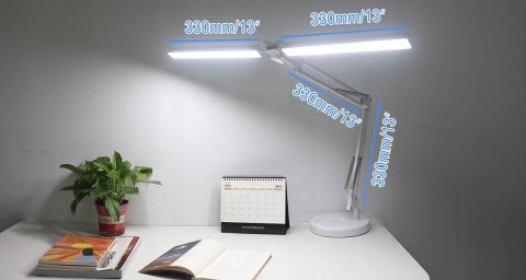 PODWÓJNA LAMPKA KREŚLARSKA BIURKOWA SZKOLNA NOCNA LAMPA REGULOWANA + STOJAK PODWÓJNA LAMPKA KREŚLARSKA BIURKOWA SZKOLNA NOCNA LAMPA REGULOWANA + STOJAK