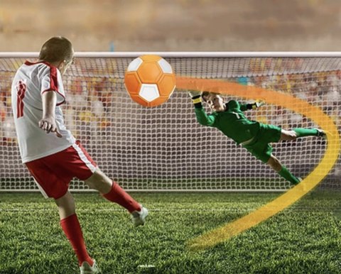 Piłka nożna Curve Swerve Sports, zabawka piłkarska KickerBall świetny Piłka nożna Curve Swerve Sports, zabawka piłkarska KickerBall świetny