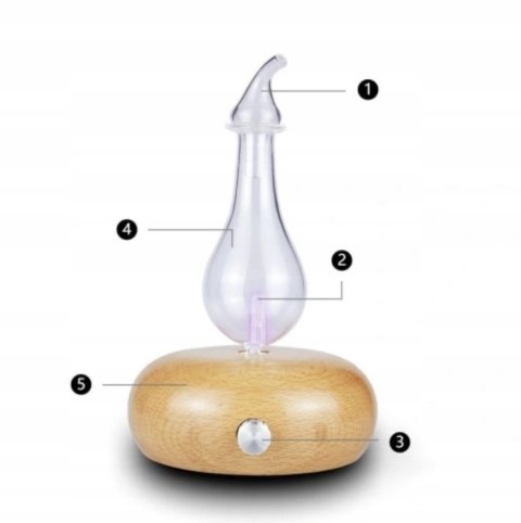 NEBULIZATOR do olejków eterycznych Dyfuzor aromaterapia bezwodny aroma NEBULIZATOR do olejków eterycznych Dyfuzor aromaterapia bezwodny aroma