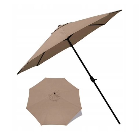 POSZYCIE NA PARASOL OGRODOWY 8 RAMION 300CM KHAKI WYMIENNE OBICIE POSZYCIE NA PARASOL OGRODOWY 8 RAMION 300CM KHAKI WYMIENNE OBICIE