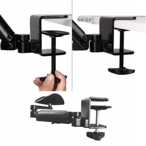 PRZENOŚNY PODŁOKIETNIK ERGONOMICZNY REGULOWANY WSPORNIK DO BIURKA PODPÓRKA PRZENOŚNY PODŁOKIETNIK ERGONOMICZNY REGULOWANY WSPORNIK DO BIURKA PODPÓRKA