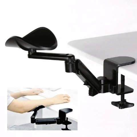 PRZENOŚNY PODŁOKIETNIK ERGONOMICZNY REGULOWANY WSPORNIK DO BIURKA PODPÓRKA PRZENOŚNY PODŁOKIETNIK ERGONOMICZNY REGULOWANY WSPORNIK DO BIURKA PODPÓRKA