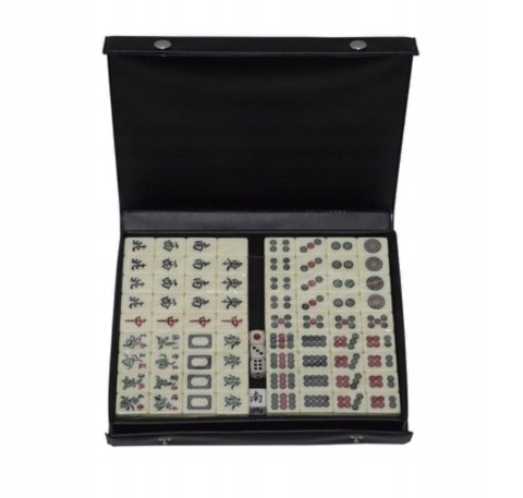 CHIŃSKA GRA MAHJONG PLANSZOWA KLASYCZNA X148 ETUI TRADYCYJNY ZESTAW SET CHIŃSKA GRA MAHJONG PLANSZOWA KLASYCZNA X148 ETUI TRADYCYJNY ZESTAW SET