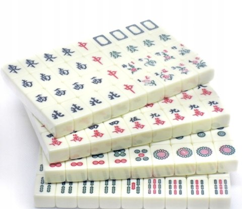 CHIŃSKA GRA MAHJONG PLANSZOWA KLASYCZNA X148 ETUI TRADYCYJNY ZESTAW SET CHIŃSKA GRA MAHJONG PLANSZOWA KLASYCZNA X148 ETUI TRADYCYJNY ZESTAW SET