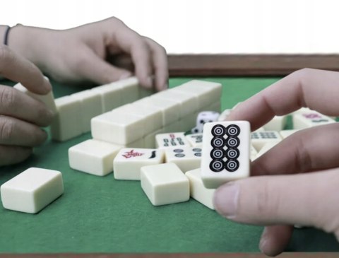 CHIŃSKA GRA MAHJONG PLANSZOWA KLASYCZNA X148 ETUI TRADYCYJNY ZESTAW SET CHIŃSKA GRA MAHJONG PLANSZOWA KLASYCZNA X148 ETUI TRADYCYJNY ZESTAW SET