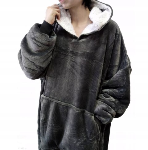 ELEKTRYCZNA KOCOBLUZA OGRZEWANA OVERSIZE CIEPŁA KOC BLUZA GRUBA XXL ELEKTRYCZNA KOCOBLUZA OGRZEWANA OVERSIZE CIEPŁA KOC BLUZA GRUBA XXL