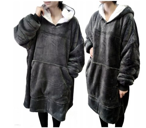 ELEKTRYCZNA KOCOBLUZA OGRZEWANA OVERSIZE CIEPŁA KOC BLUZA GRUBA XXL ELEKTRYCZNA KOCOBLUZA OGRZEWANA OVERSIZE CIEPŁA KOC BLUZA GRUBA XXL
