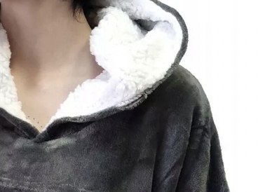 ELEKTRYCZNA KOCOBLUZA OGRZEWANA OVERSIZE CIEPŁA KOC BLUZA GRUBA XXL ELEKTRYCZNA KOCOBLUZA OGRZEWANA OVERSIZE CIEPŁA KOC BLUZA GRUBA XXL