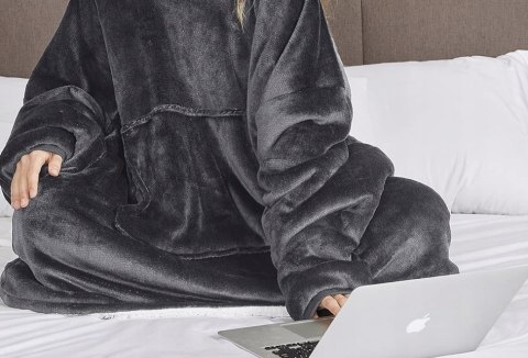 ELEKTRYCZNA KOCOBLUZA OGRZEWANA OVERSIZE CIEPŁA KOC BLUZA GRUBA XXL ELEKTRYCZNA KOCOBLUZA OGRZEWANA OVERSIZE CIEPŁA KOC BLUZA GRUBA XXL