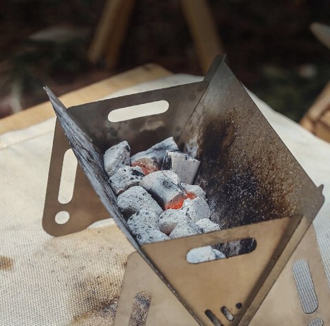 KUCHENKA KEMPINGOWA TURYSTYCZNA PIECYK PIEC PRZENOŚNY SKŁADANY GRILL