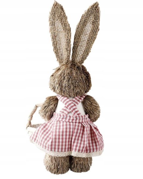 OZDOBY WIELKANOCNE ZAJĄC KRÓLIK PŁÓTNO ORNAMENT SŁOMIANY 36cm OZDOBY WIELKANOCNE ZAJĄC KRÓLIK PŁÓTNO ORNAMENT SŁOMIANY 36cm