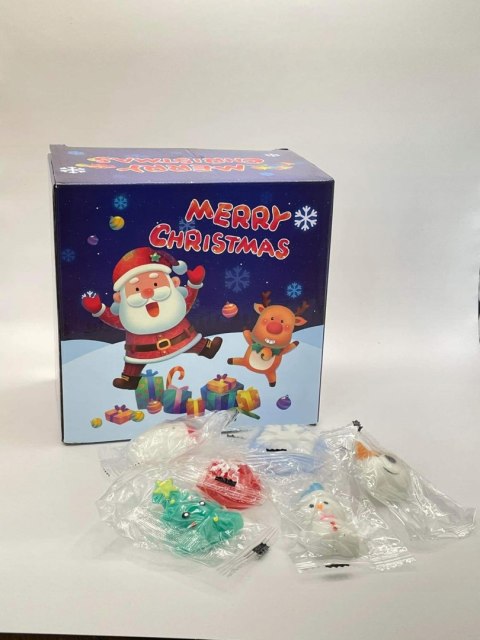 SQUISHY ŚWIĄTECZNE GNIOTKI ZABAWKI ANTYSTRESOWE ŚWIĘTA DLA DZIECI ZESTAW 37 SQUISHY ŚWIĄTECZNE GNIOTKI ZABAWKI ANTYSTRESOWE ŚWIĘTA DLA DZIECI ZESTAW 37