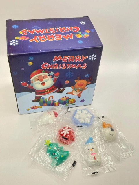 SQUISHY ŚWIĄTECZNE GNIOTKI ZABAWKI ANTYSTRESOWE ŚWIĘTA DLA DZIECI ZESTAW 37 SQUISHY ŚWIĄTECZNE GNIOTKI ZABAWKI ANTYSTRESOWE ŚWIĘTA DLA DZIECI ZESTAW 37
