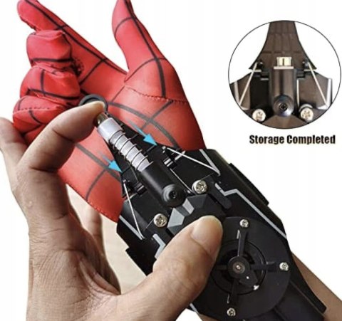STRZELAJĄCA WYRZUTNIA SIECI SPIDERMAN STRÓJ KOSTIU STRZELAJĄCA WYRZUTNIA SIECI SPIDERMAN STRÓJ KOSTIU