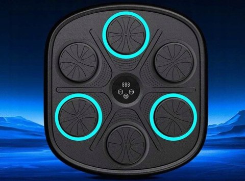 TRENAŻER BOKSERSKI DO MONTAŻU ŚCIANIE MUZYKA RGB GŁOŚNIK WOREK ŚWIATŁA TRENAŻER BOKSERSKI DO MONTAŻU ŚCIANIE MUZYKA RGB GŁOŚNIK WOREK ŚWIATŁA