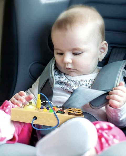 Tablica sensoryczna Światła dla Dzieci Zabawka Motorczyne umiejętności Tablica sensoryczna Światła dla Dzieci Zabawka Motorczyne umiejętności