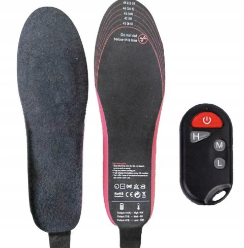 WKŁADKI OGRZEWANE DO BUTÓW USB ELEKTRYCZNE CIENKIE rozm. 35-40 2100 mAh WKŁADKI OGRZEWANE DO BUTÓW USB ELEKTRYCZNE CIENKIE rozm. 35-40 2100 mAh