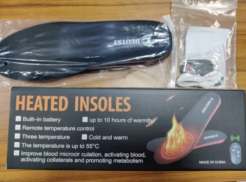 WKŁADKI OGRZEWANE DO BUTÓW USB ELEKTRYCZNE CIENKIE rozm. 35-40 2100 mAh WKŁADKI OGRZEWANE DO BUTÓW USB ELEKTRYCZNE CIENKIE rozm. 35-40 2100 mAh