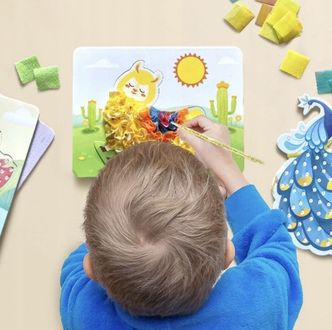 ZESTAW POKE ART KREATYWNY DLA DZIECI ZABAWKA EDUKACYJNA Z TKANINY DIY ZESTAW POKE ART KREATYWNY DLA DZIECI ZABAWKA EDUKACYJNA Z TKANINY DIY