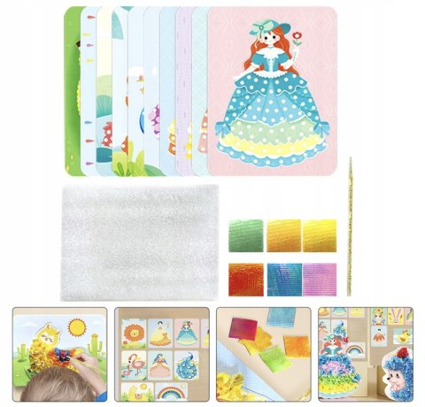 ZESTAW POKE ART KREATYWNY DLA DZIECI ZABAWKA EDUKACYJNA Z TKANINY DIY ZESTAW POKE ART KREATYWNY DLA DZIECI ZABAWKA EDUKACYJNA Z TKANINY DIY